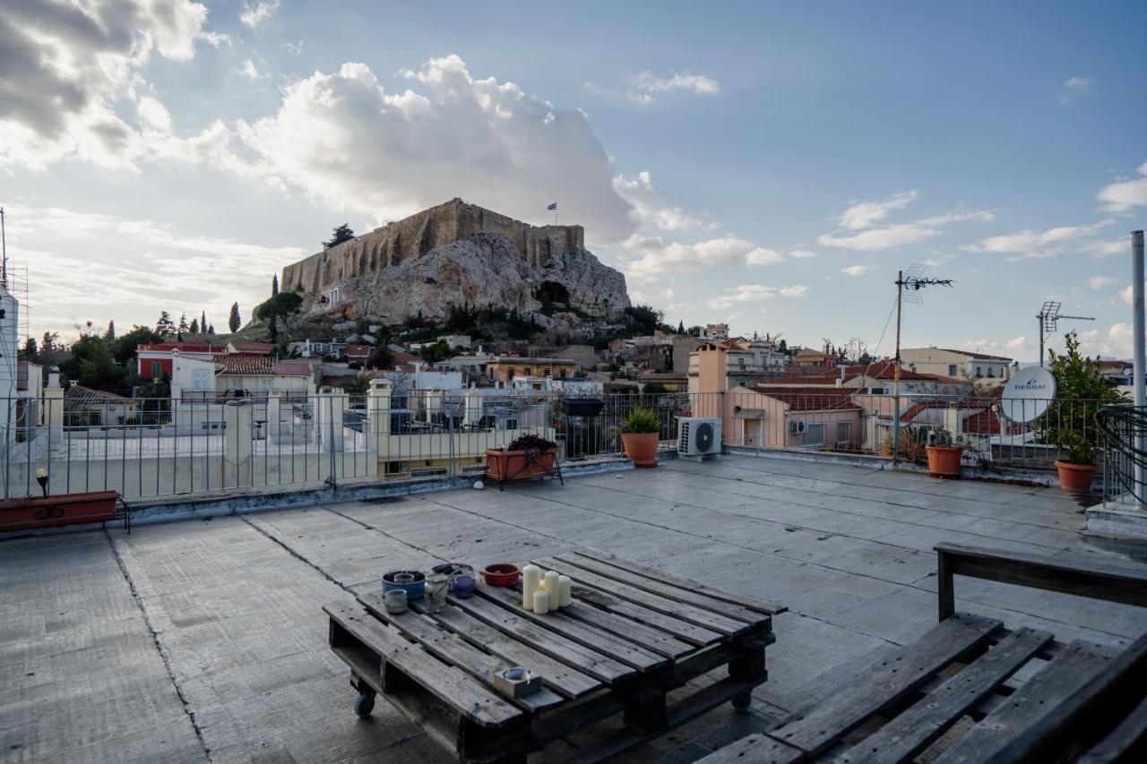 Plaka With Acropolis Rooftop View Access Atény Exteriér fotografie