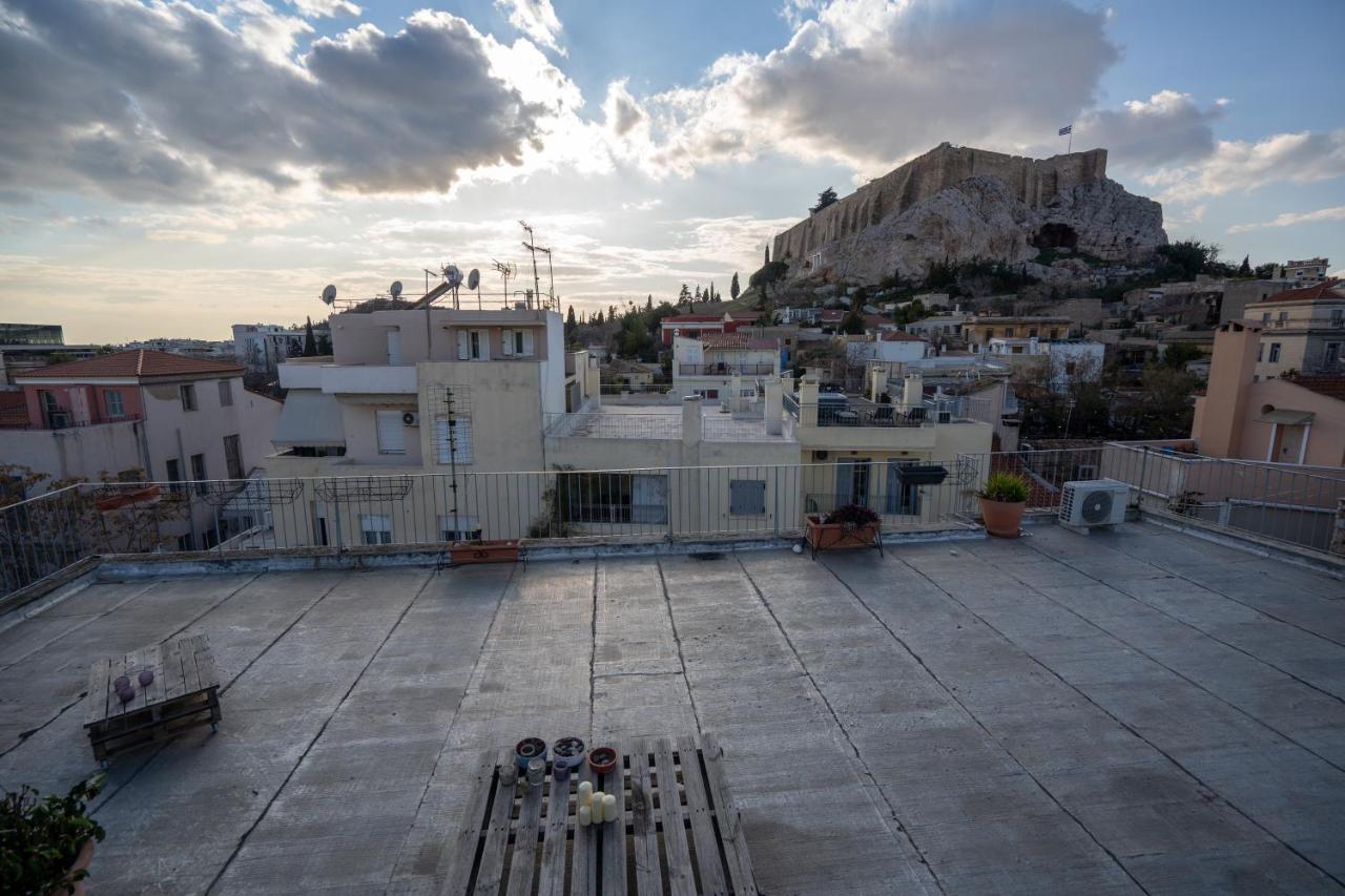 Plaka With Acropolis Rooftop View Access Atény Exteriér fotografie