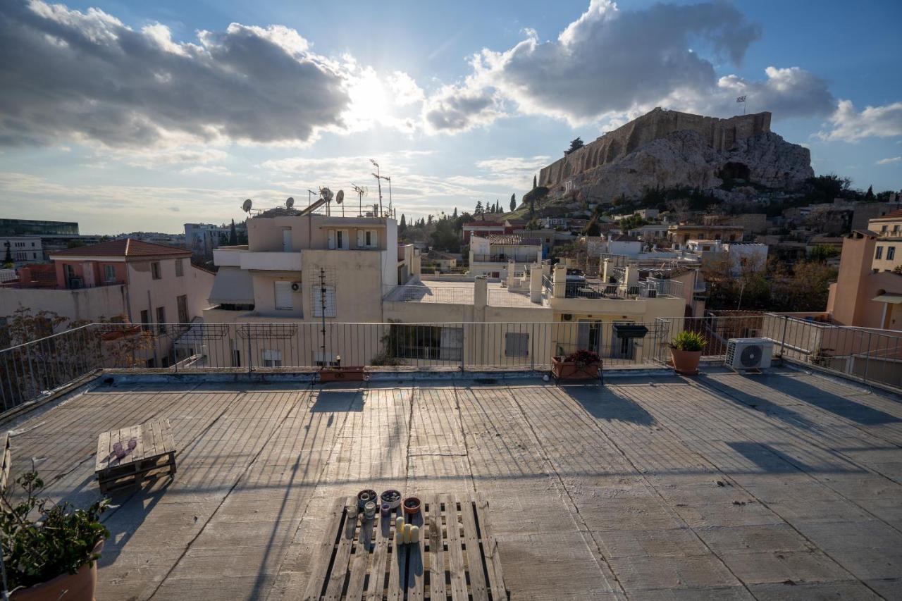 Plaka With Acropolis Rooftop View Access Atény Exteriér fotografie